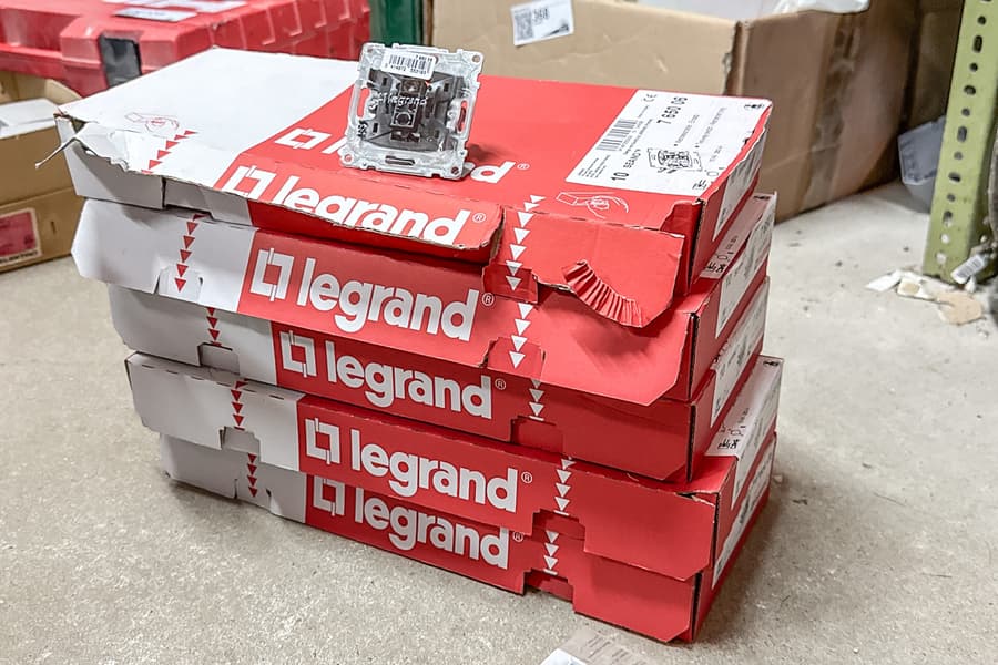 5 Packungen Wechseltaster-Einsätze Legrand Seano 765006